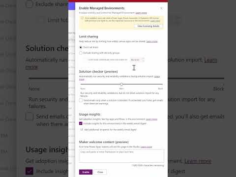 New Welcome Experience in Power Apps