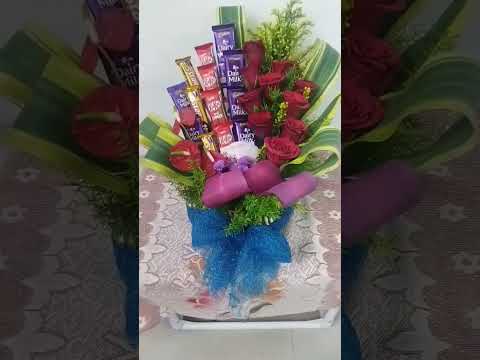 Rose n Chocolate Bouquet # Fresh Rosen Chocolate Bouquet # For Rose n Chocolate Lover