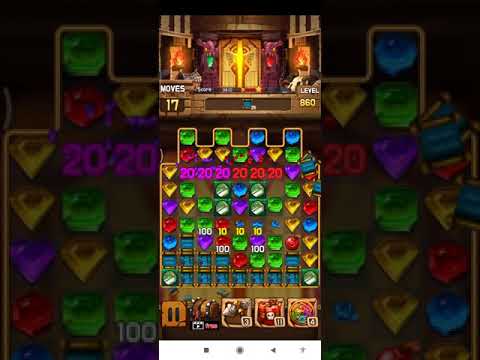 Jewel Legacy 💎 Level 860 ⭐⭐⭐ - Jewels & Gems Match 3 Puzzle 2021 no Booster 👑 Android Gameplay ✅