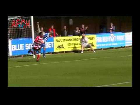 Kingstonian 2 AFC Hornchurch 1 (28 Aug 10) - Lodge goal