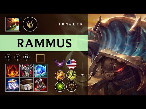 Rammus Jungle vs Kayn - NA Master Patch 26.02