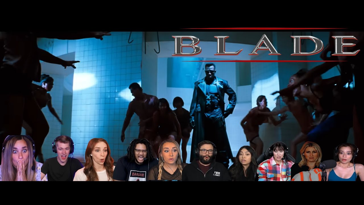 Top 7 YouTube Reactors SHOCKED by Blade (1998) | Unforgettable Blood Rave Scene Compilation!