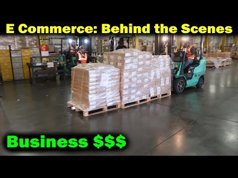Ecommerce Business: Behind The Scenes PT2. Picking up products 360 Wave Process Video