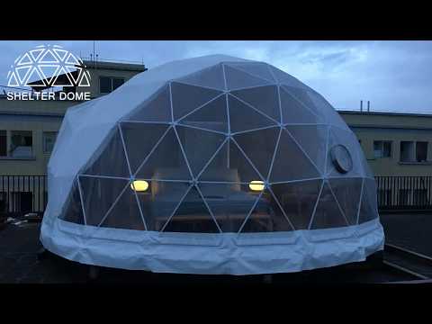 6m Diameter Well-equipped Glamping Dome Hotel - Igloo Style Lodge Tent