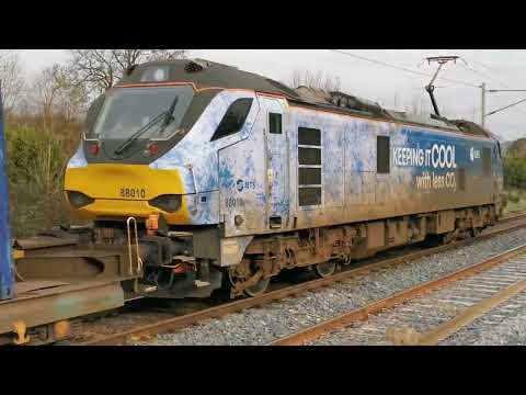 88010 4s43 Daventry - Mossend Euroterminal, Tesco. Sat. 17th February 2024