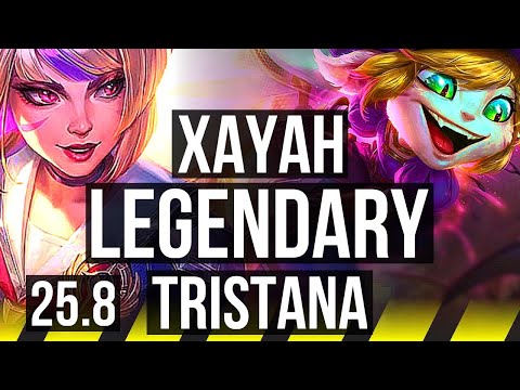 XAYAH & Lulu vs TRISTANA & Karma (ADC) | 13/2/6, Legendary | EUW Master | 25.8