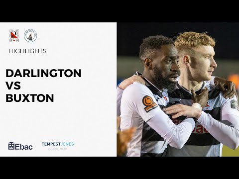 Darlington 1-1 Buxton - National League North - 2022/23