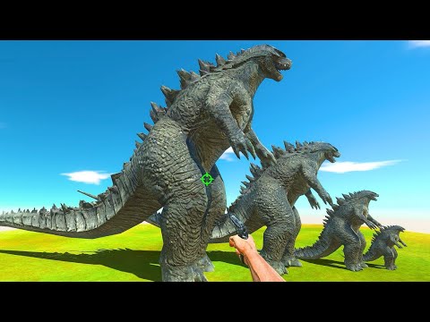 FPS Avatar Fights Growing Godzilla 2014 - Animal Revolt Battle Simulator