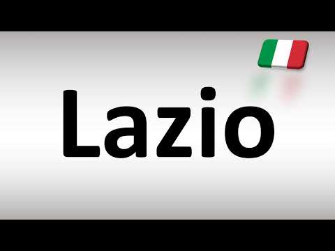 How to Pronounce Lazio (Italian)