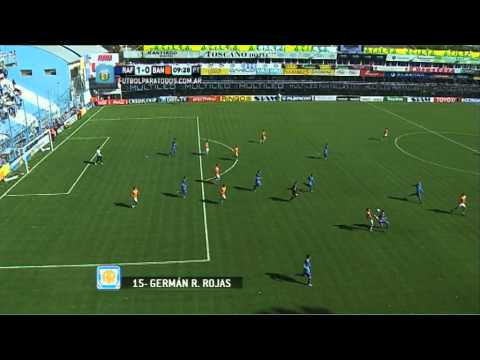 Gol de Rodríguez Rojas. Rafaela 1 - Banfield 0. Fecha 11. Torneo Primera División 2014. FPT.