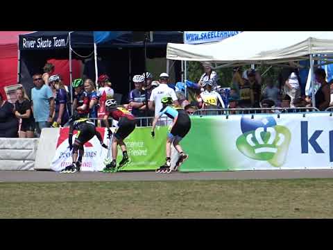 One lap jun.b dames 1/4 final 1 - KPN NK INLINE SKATEN 2019