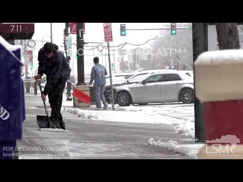 12-01-18 Rapid City, SD - Snow & George HW Bush Statue