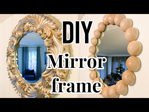 DIY MIRROR FRAME + EASY BOHO ROUND MIRROR