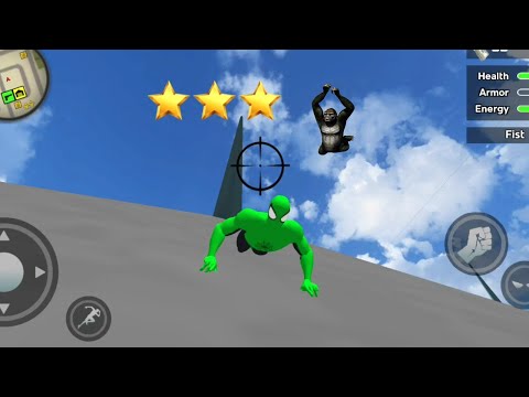 Spider Rope Hero - Web Spider Ninja Gangster Crime City Battle | Best Android GamePlay HD