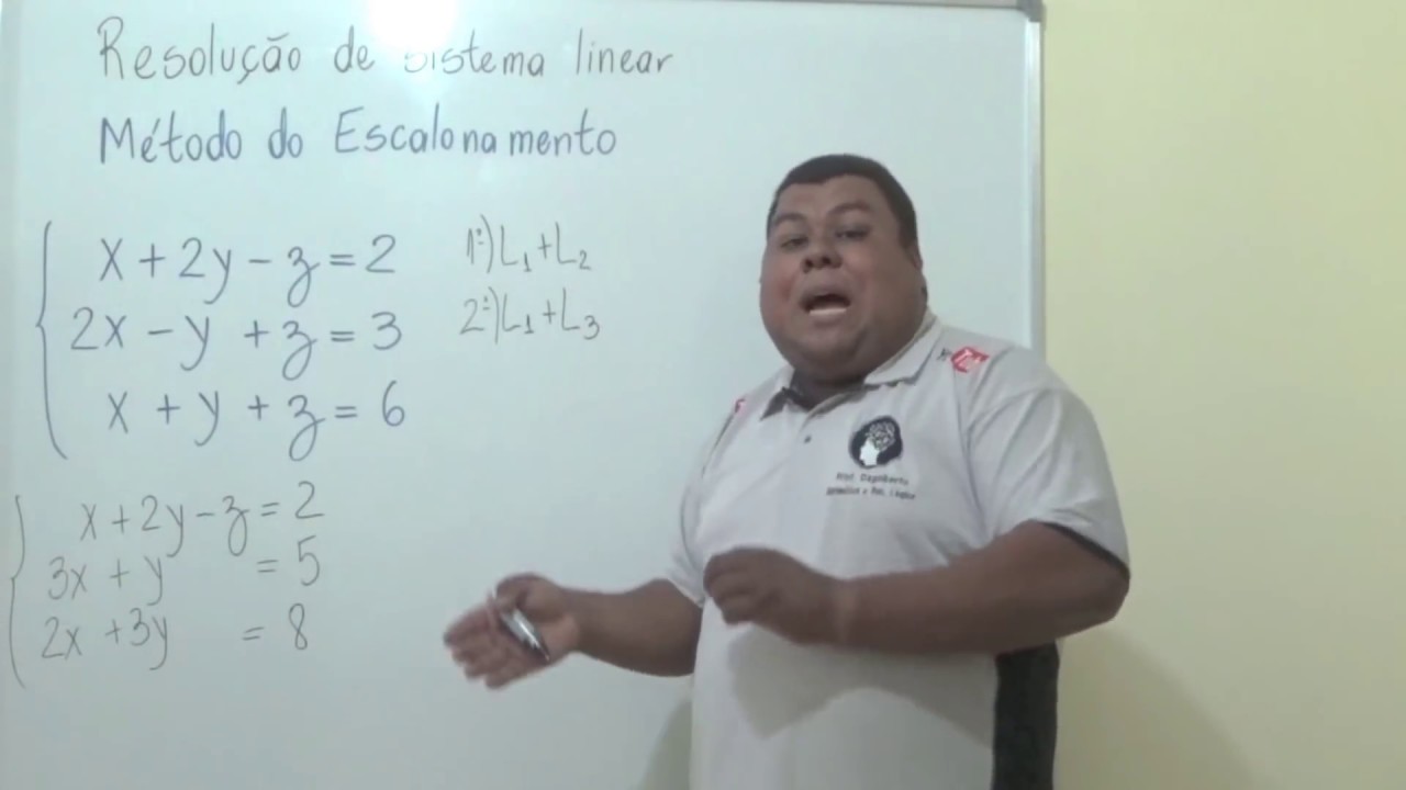 Sistema Linear - Escalonamento