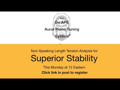 Piano Tuning Myth #8: Slow pulling the hammer produces bad stability. FALSE!