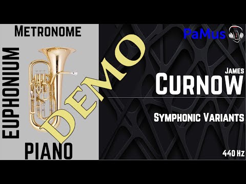 James Curnow: Symphonic Variants, piano accompaniment 440Hz