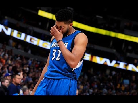 Karl Anthony Towns at Nuggets (28/12/2016) - First Career Triple Double: 15 Pts, 11 Rebs, 10 Ast!