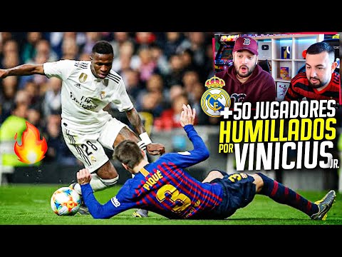 REACTING to 50+ PLAYERS HUMILIATED BY VINICIUS with PAPI GAVI