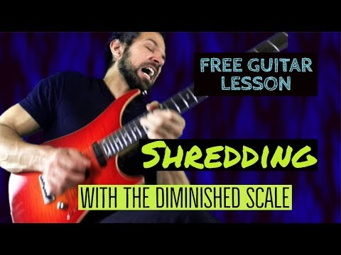 Shredding With The Diminished Scale | Fusion Guitar Lesson | Cameron Allen