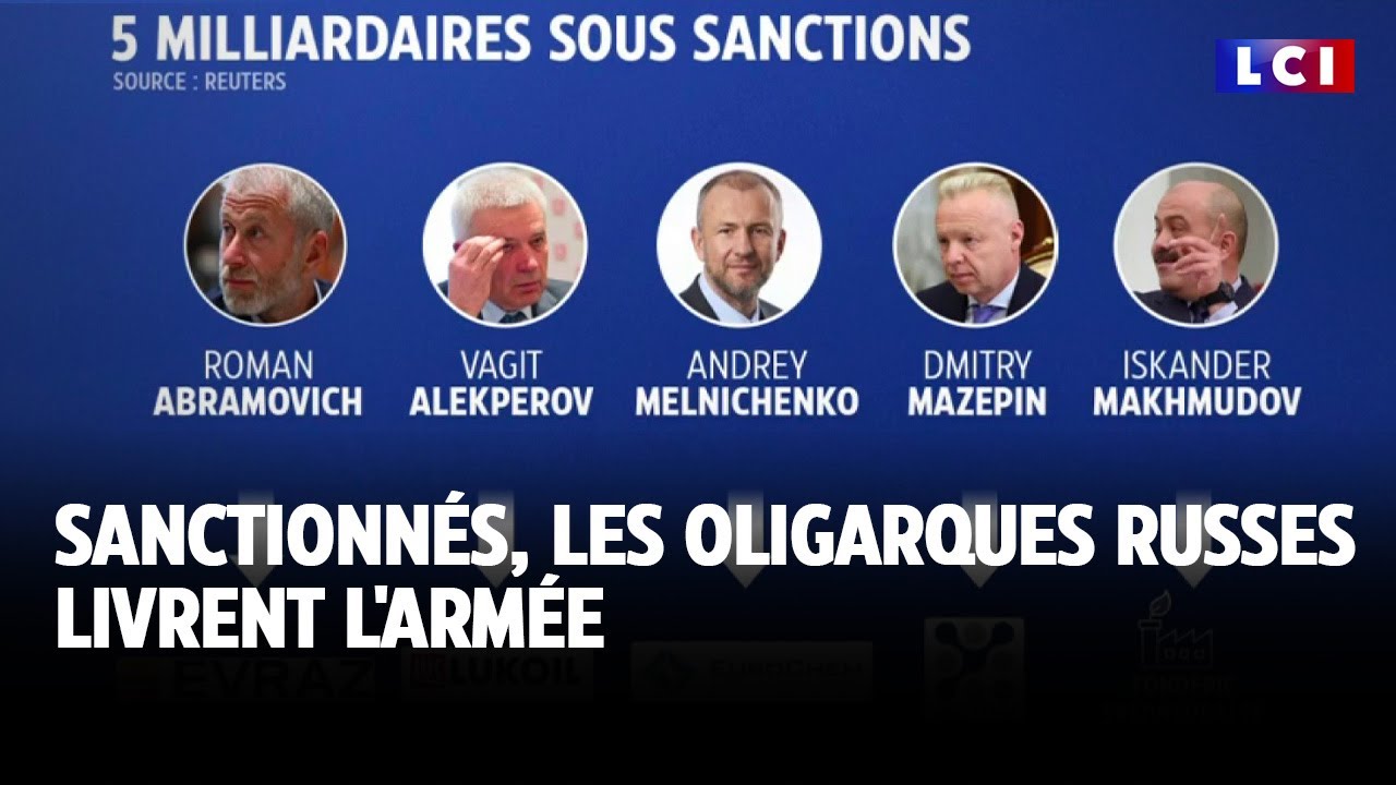 Sanctionnés, les oligarques russes livrent l'armée｜LCI