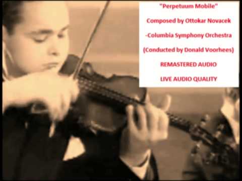 Michael Rabin plays Ottokar Novacek (violin & Orchestra) (REMASTERED AUDIO)