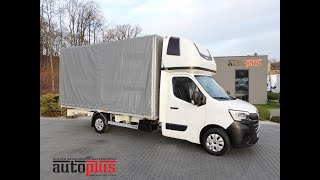 Renault MASTER PLANDEKA 10 PALET WEBASTO TEMPOMAT LEDY PNEUMATYKA KLIMAT tilt truck < 3.5t | Image 4 - Autoline