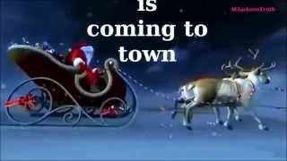 Michael Jackson Christmas song Santa Claus is coming to town with lyrics