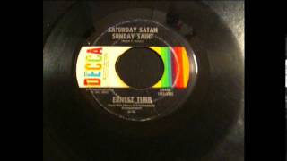 Ernest Tubb - Saturday Satan, Sunday Saint (vinyl rip)
