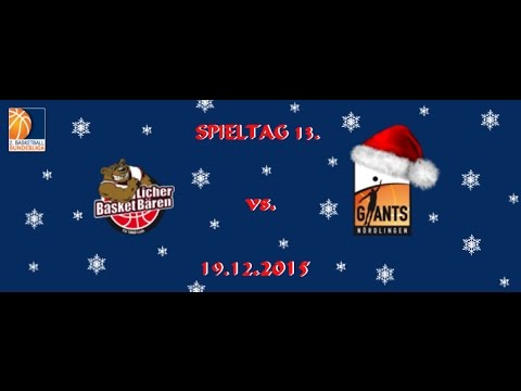 19.12.2015 Spieltag 13. Licher BasketBären - Giants