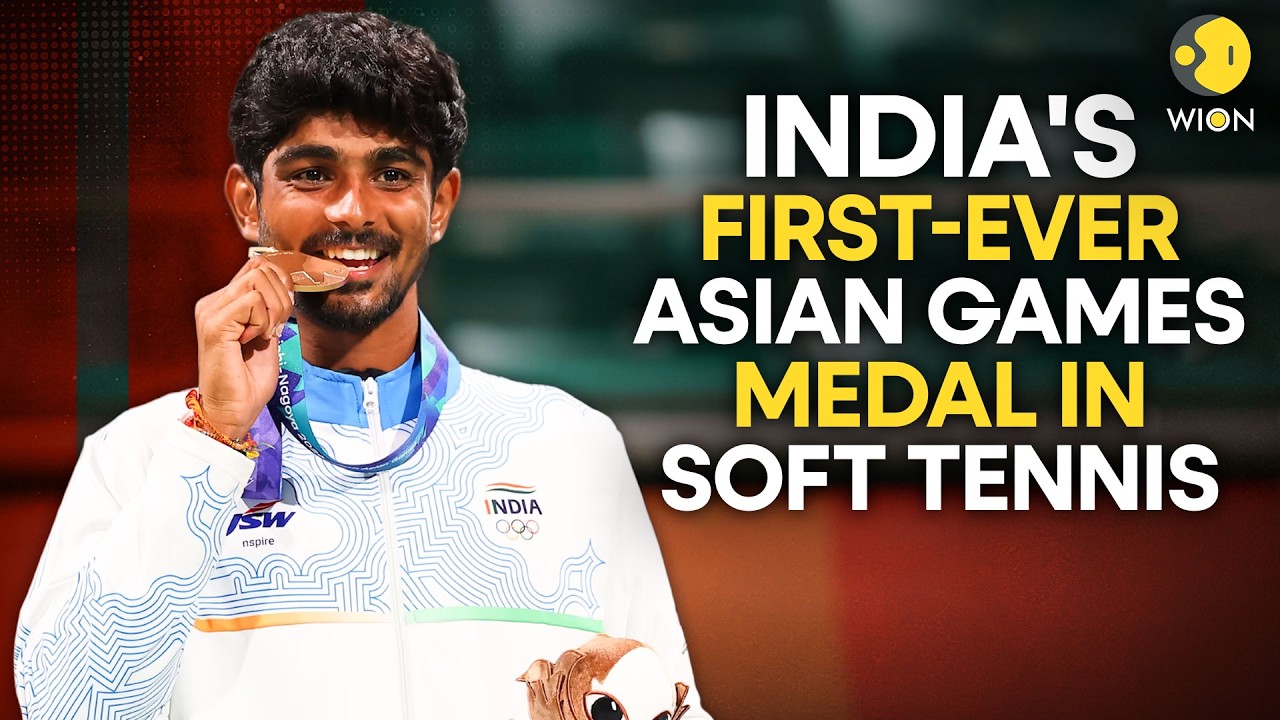 Jay Meena Scripts History, Wins India's First-Ever Asian Games Medal In Soft Tennis |WION Originals