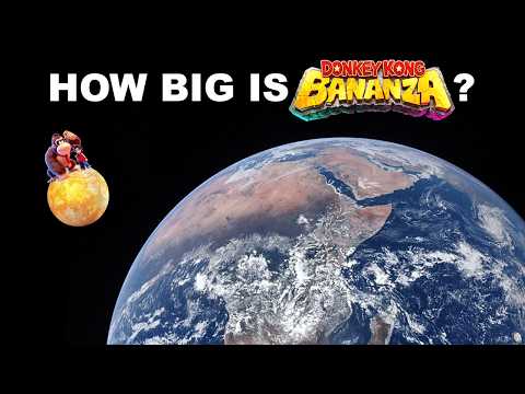 How Big is the Planet in DK BANANZA?