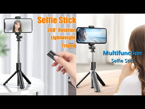 COOL DIER Wireless Bluetooth Selfie Stick Tripod With Remote Shutter Foldable Phone holder Monopod