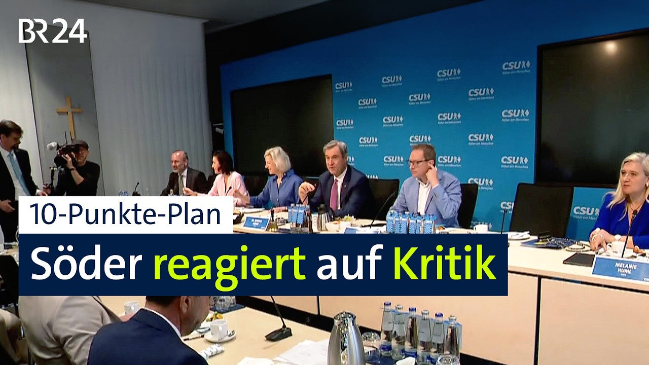 CSU-Chef Markus Söder geht in die Offensive | BR24