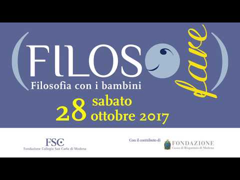 FilosoFare 2017 - Luca Mori e la filosofia con i bambini