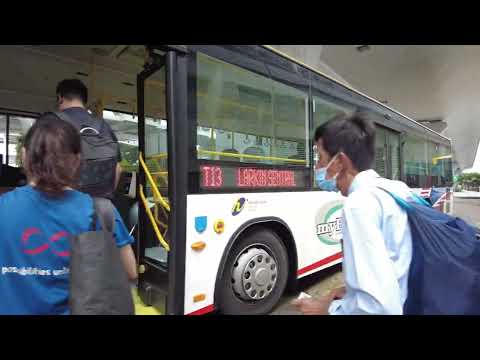Como pegar um ônibus de JB Sentral para Larkin Sentral