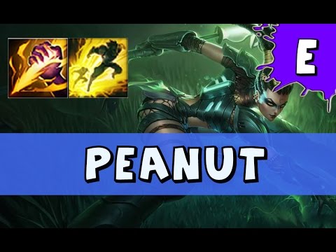 ROX Peanut as Nidalee vs Lee Sin JUNGLE - HIGHLIGHTS - League of Legends
