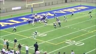 preview picture of video '98 Yard TD (School Record) DeMarques Martin Louisburg College'