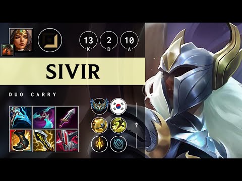 Sivir ADC vs Lucian - KR Challenger Patch 25.15