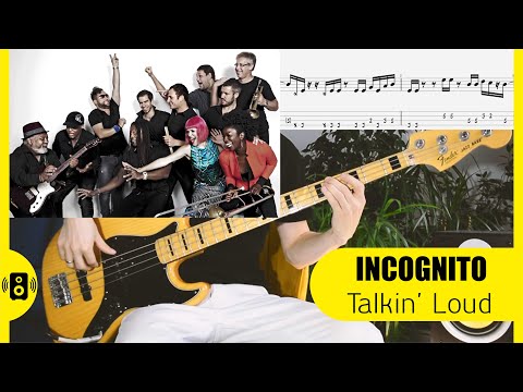 Incognito Talkin' Loud Bass Tabs сногсшибательный фанк Бас табы