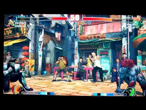 L0rd Ner0 (M Bison Dictator) VS dfw jay (Blanka) SF4 G1 Championship XBL