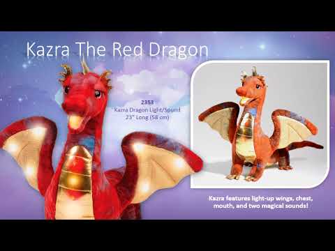 Douglas Kazra Light & Sound Dragon - Red