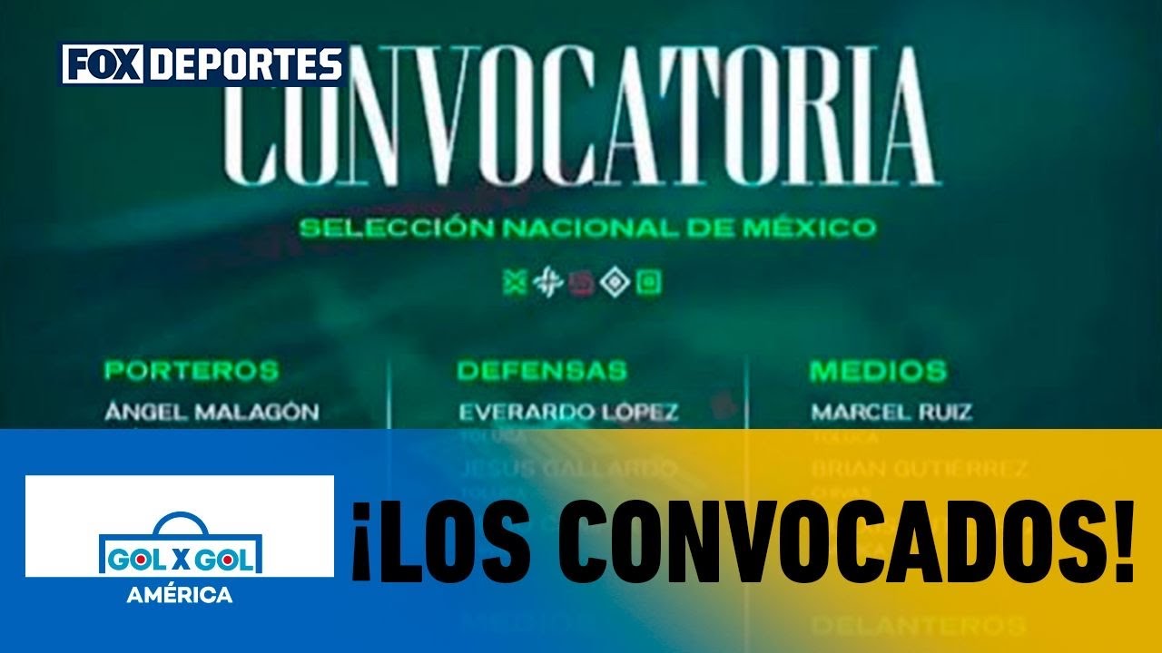 ⚽🇲🇽 ¡LA LISTA DE MÉXICO! | Los convocados para el partido ante Islandia | GolXGol
