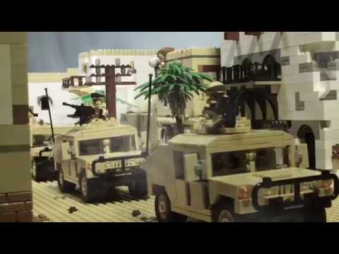 Lego modern warfare film, part 4 trailer. Iraq war based on Long road home
