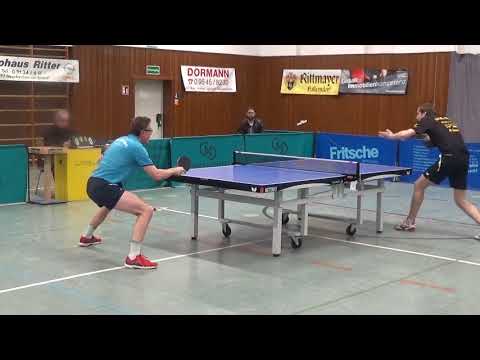 Guman vs Mazunov Dimitrij  3  DJK Effeltrich vs Woeschbach Stativ  20180224 Bundesliga 3 Table Tenni