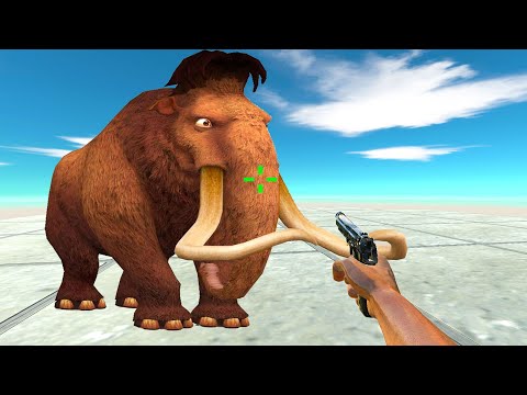 FPS Avatar Death Run with All Weapons #6 - Animal Revolt Battle Simulator