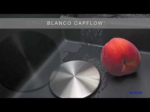 Blanco cap flow drain cover