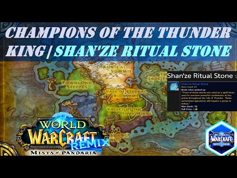Secrets in the Isle of Thunder | Champions of the Thunder King | How to get Shan'ze Ritual Stone