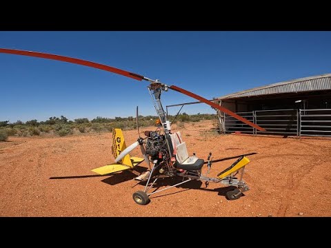 My LAST flight of this homemade GyroCopter