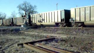 preview picture of video 'UP coal train outside sedalia, mo'